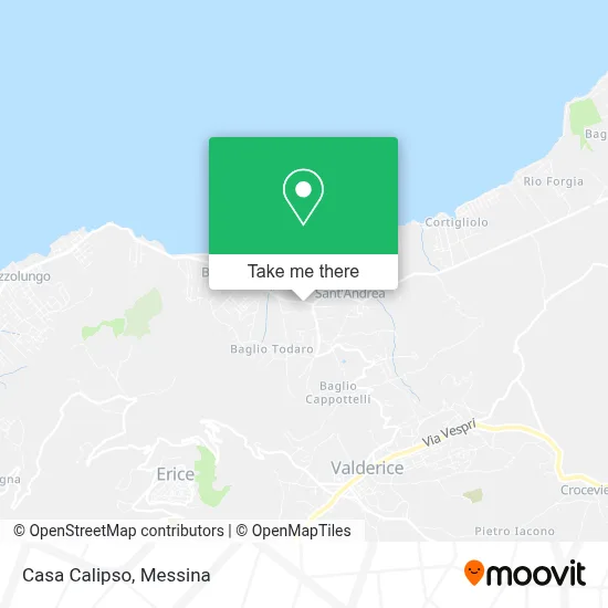 Casa Calipso map