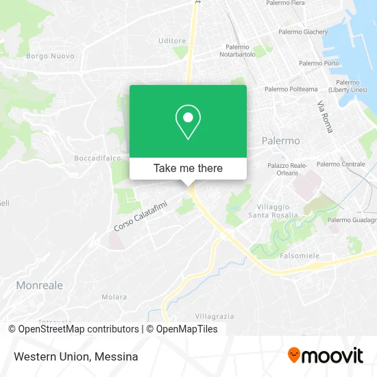 Western Union map