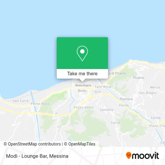 Modì -  Lounge Bar map