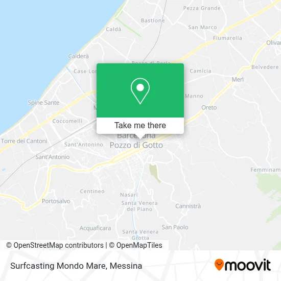 Surfcasting Mondo Mare map
