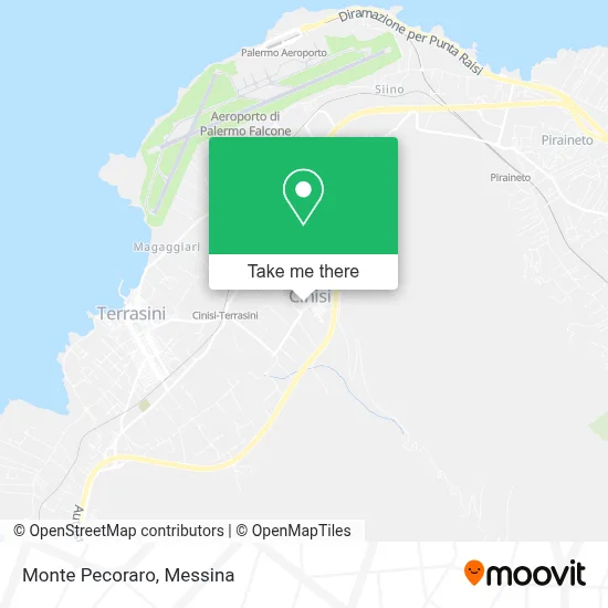Monte Pecoraro map