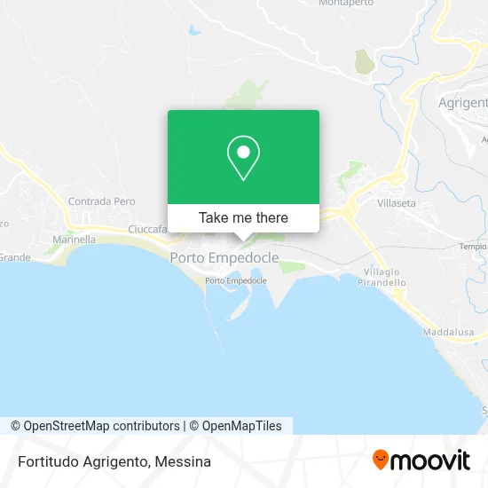 Fortitudo Agrigento map