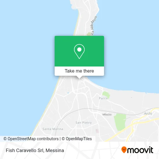 Fish Caravello Srl map