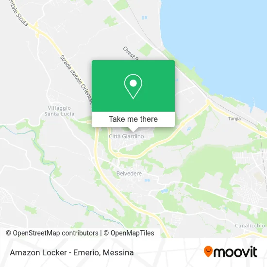 Amazon Locker - Emerio map