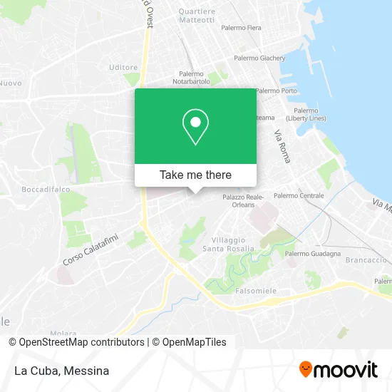 La Cuba map