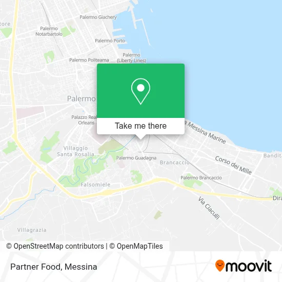 Partner Food map
