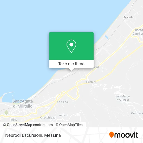 Nebrodi Escursioni map