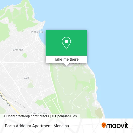 Porta Addaura Apartment map