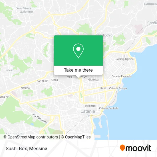Sushi Box map