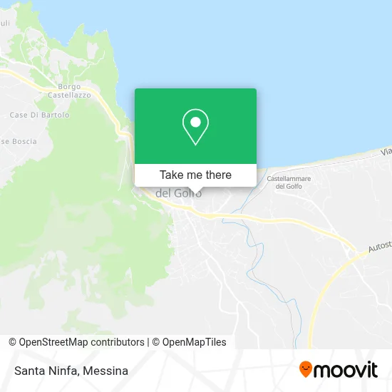 Santa Ninfa map