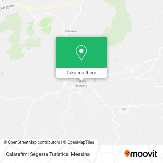 Calatafimi Segesta Turistica map