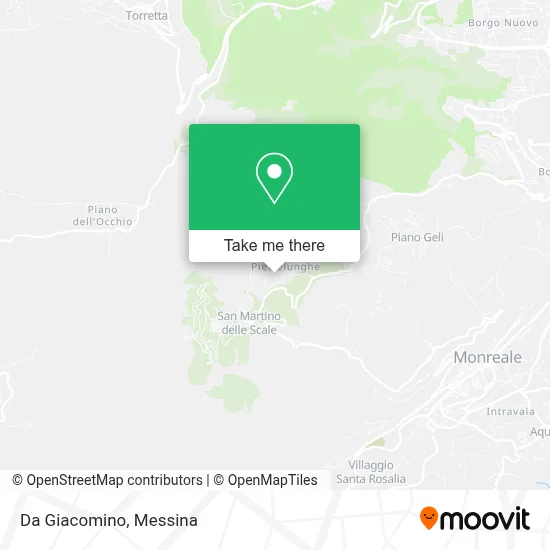 Da Giacomino map
