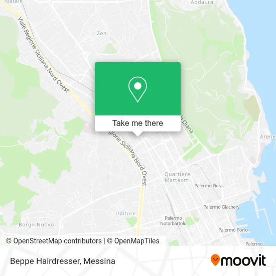 Beppe Hairdresser map