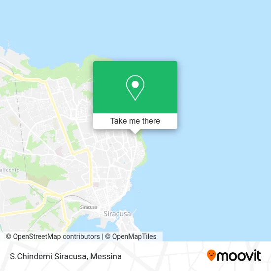 S.Chindemi Siracusa map