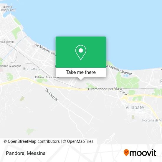 Pandora map