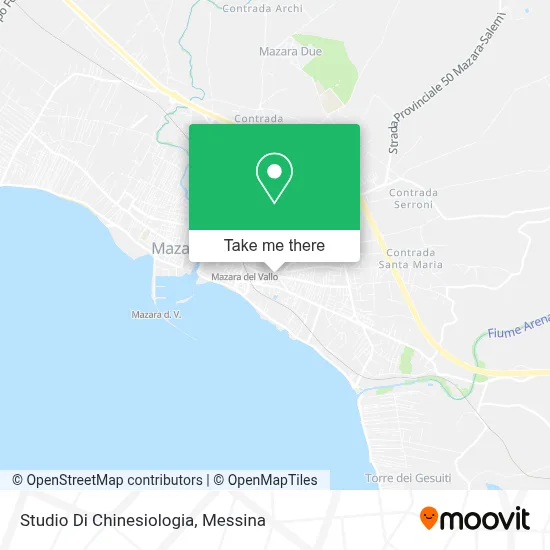 Studio Di Chinesiologia map