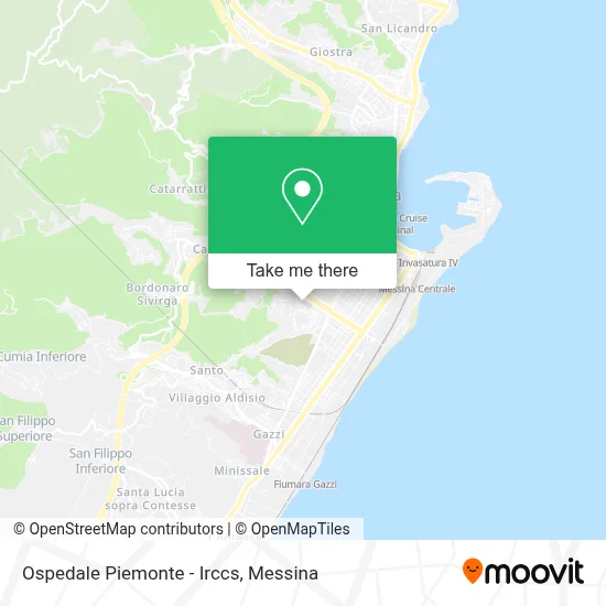 Ospedale Piemonte - Irccs map