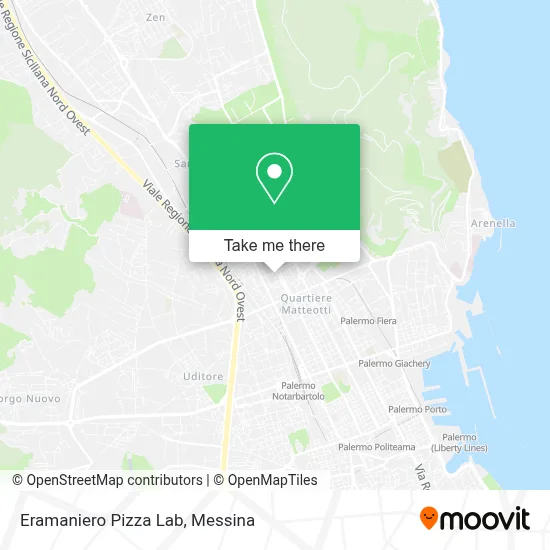 Eramaniero Pizza Lab map