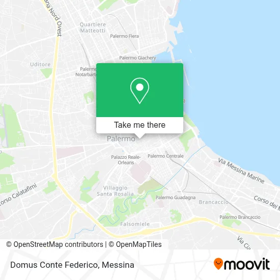 Domus Conte Federico map