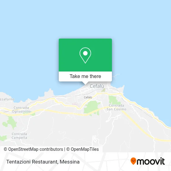 Tentazioni Restaurant map
