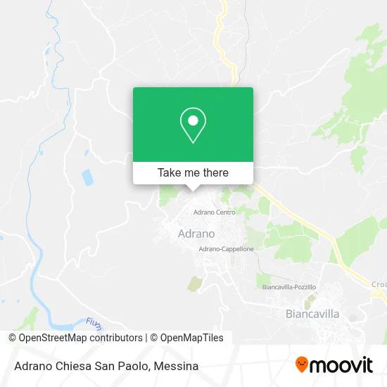 Adrano Chiesa San Paolo map