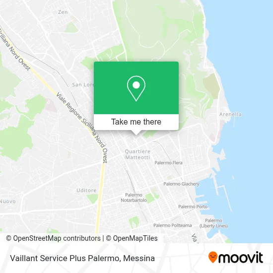 Vaillant Service Plus Palermo map