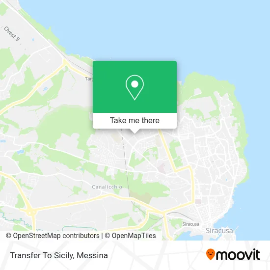 Transfer To Sicily map