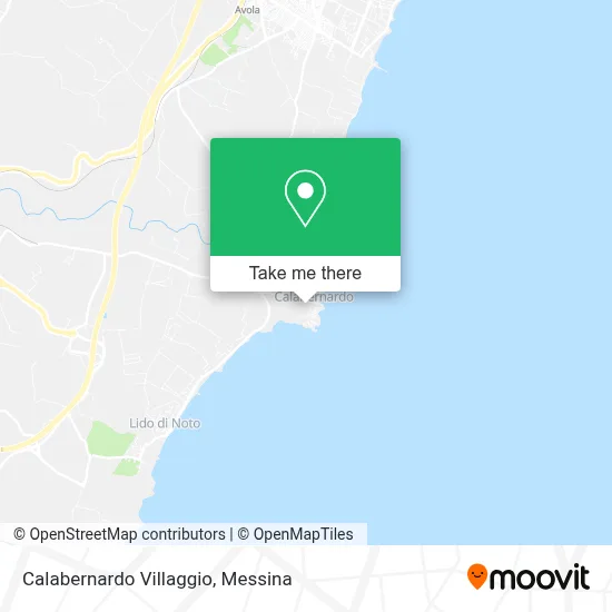 Calabernardo Villaggio map