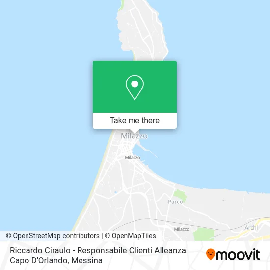 Riccardo Ciraulo - Responsabile Clienti Alleanza Capo D'Orlando map