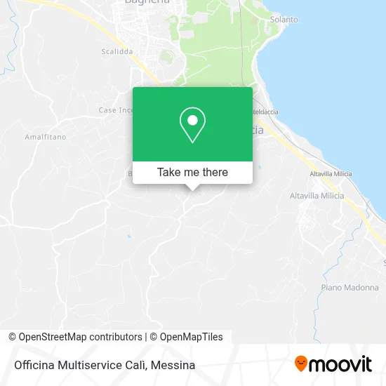 Officina Multiservice Calì map
