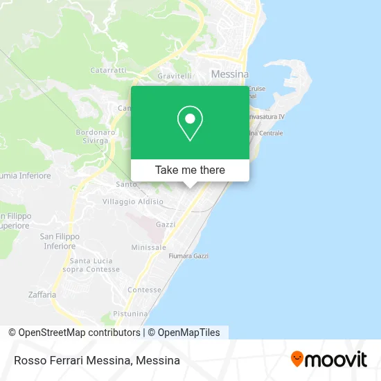 Rosso Ferrari Messina map