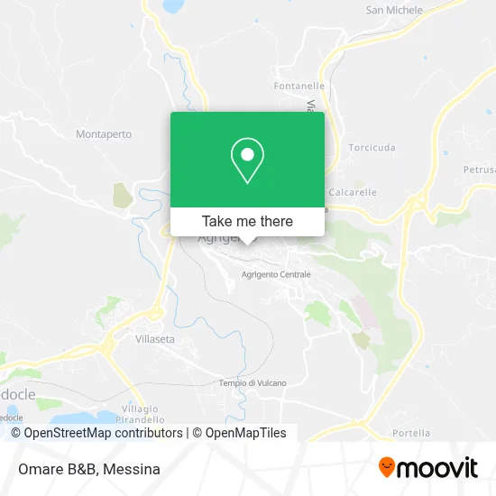 Omare B&B map