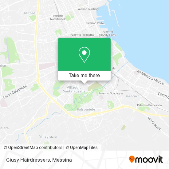 Giusy Hairdressers map