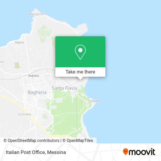 Italian Post Office map