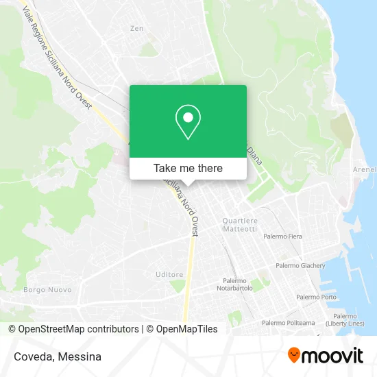 Coveda map