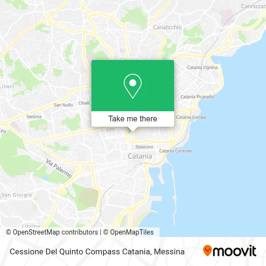 Cessione Del Quinto Compass Catania map