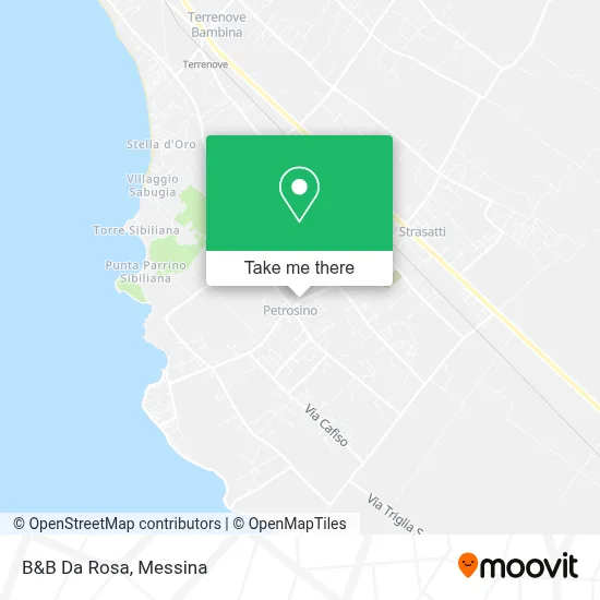 B&B Da Rosa map