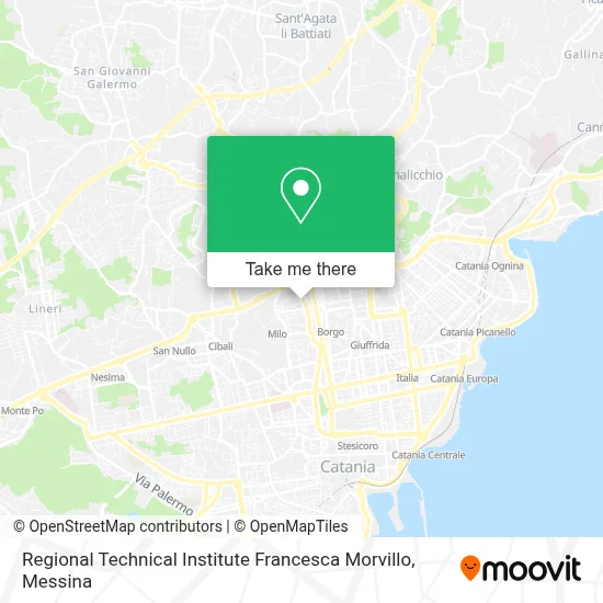 Regional Technical Institute Francesca Morvillo map