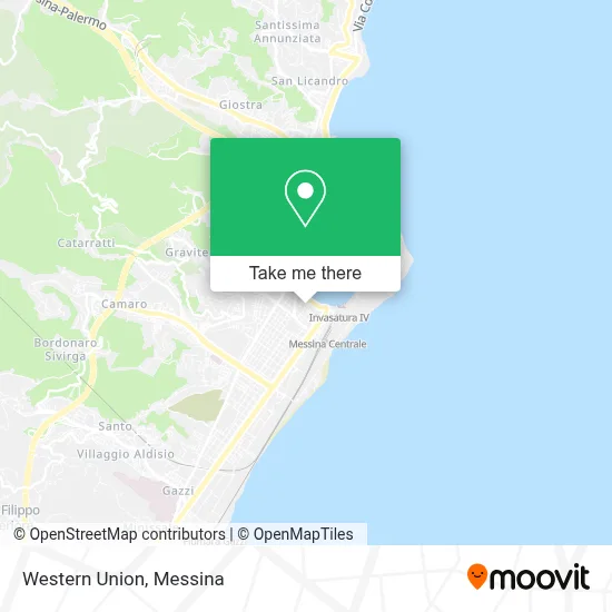 Western Union map