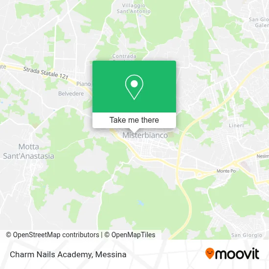 Charm Nails Academy map
