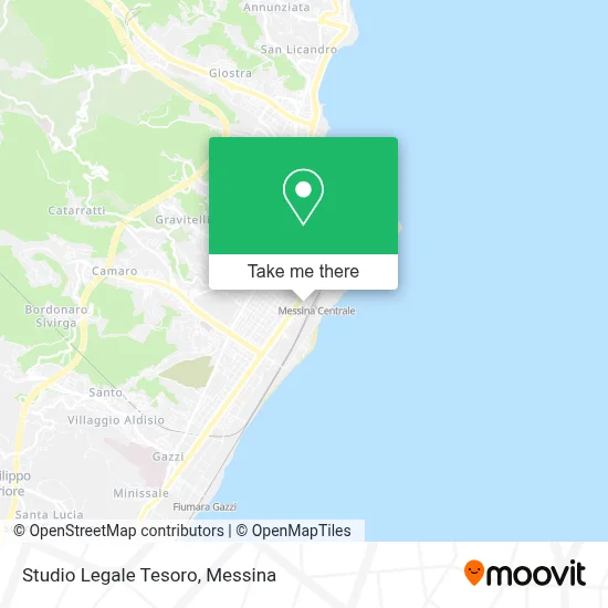 Studio Legale Tesoro map