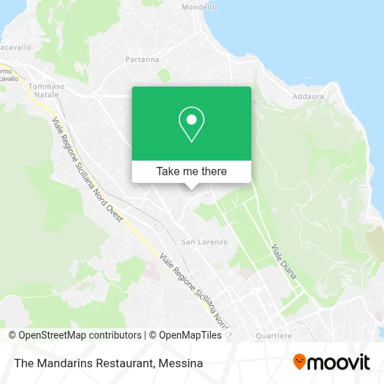 The Mandarins Restaurant map
