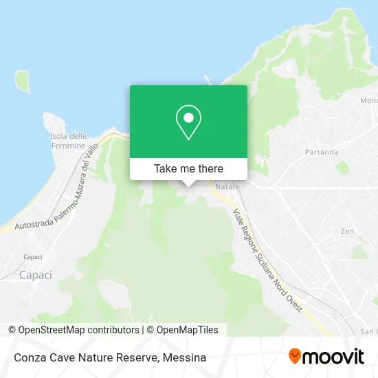 Conza Cave Nature Reserve map