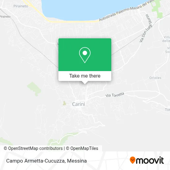 Campo Armetta-Cucuzza map