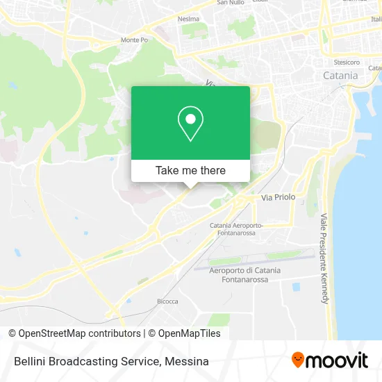 Bellini Broadcasting Service map