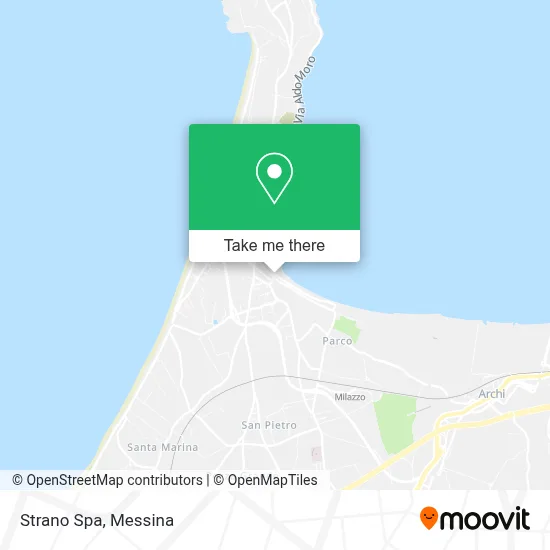 Strano Spa map