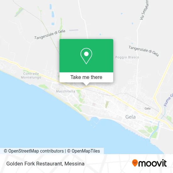 Golden Fork Restaurant map