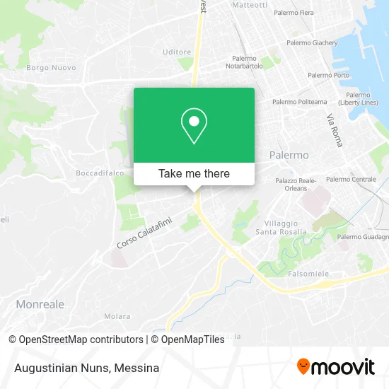 Augustinian Nuns map
