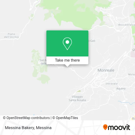 Messina Bakery map