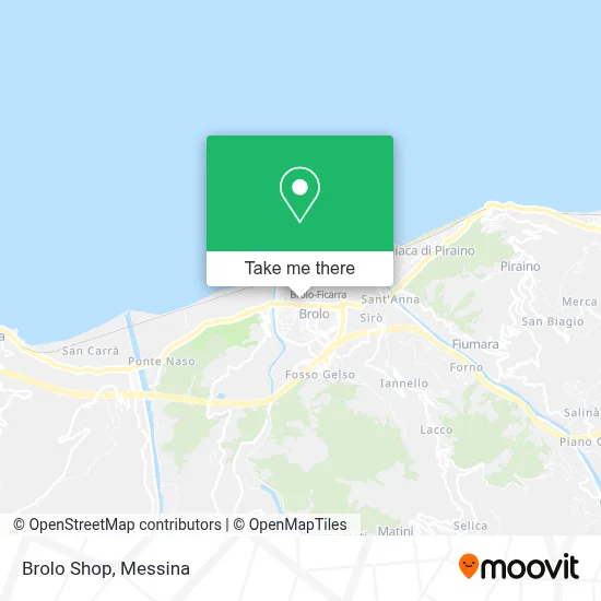 Brolo Shop map